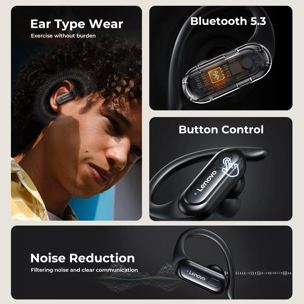 Lenovo XT60: Wireless Sport Earbuds with Total Control