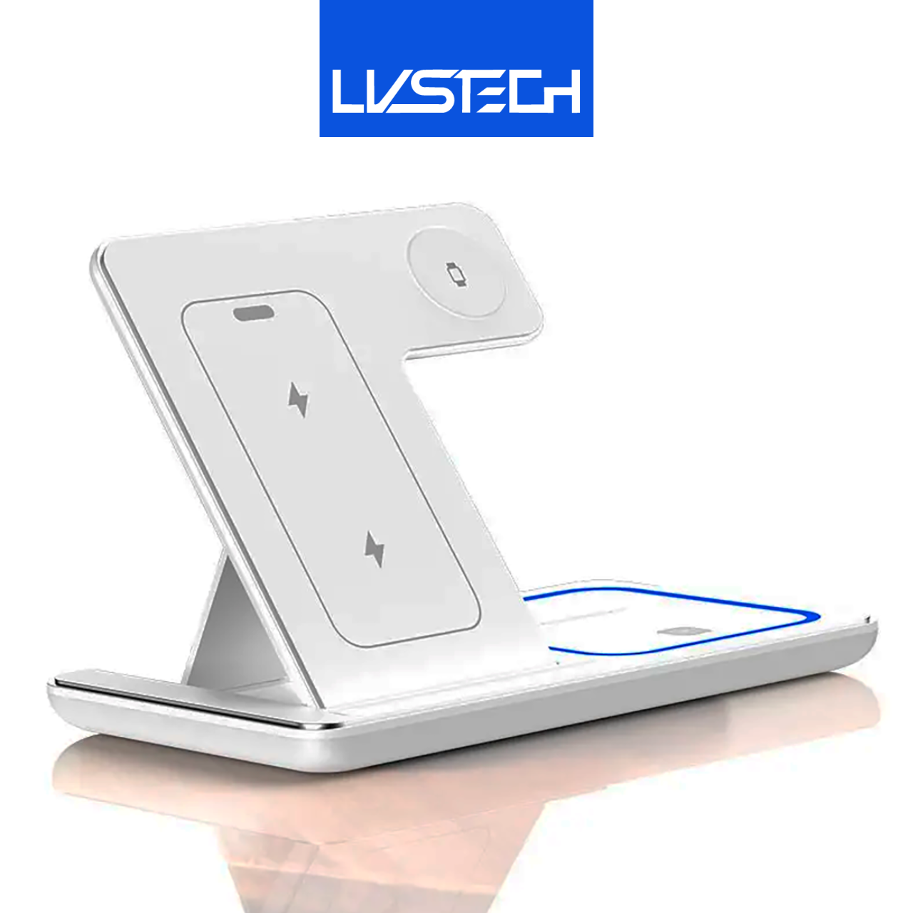 3-in-1 Wireless Charging Station: Fast Charging and Elegant Design. 30W