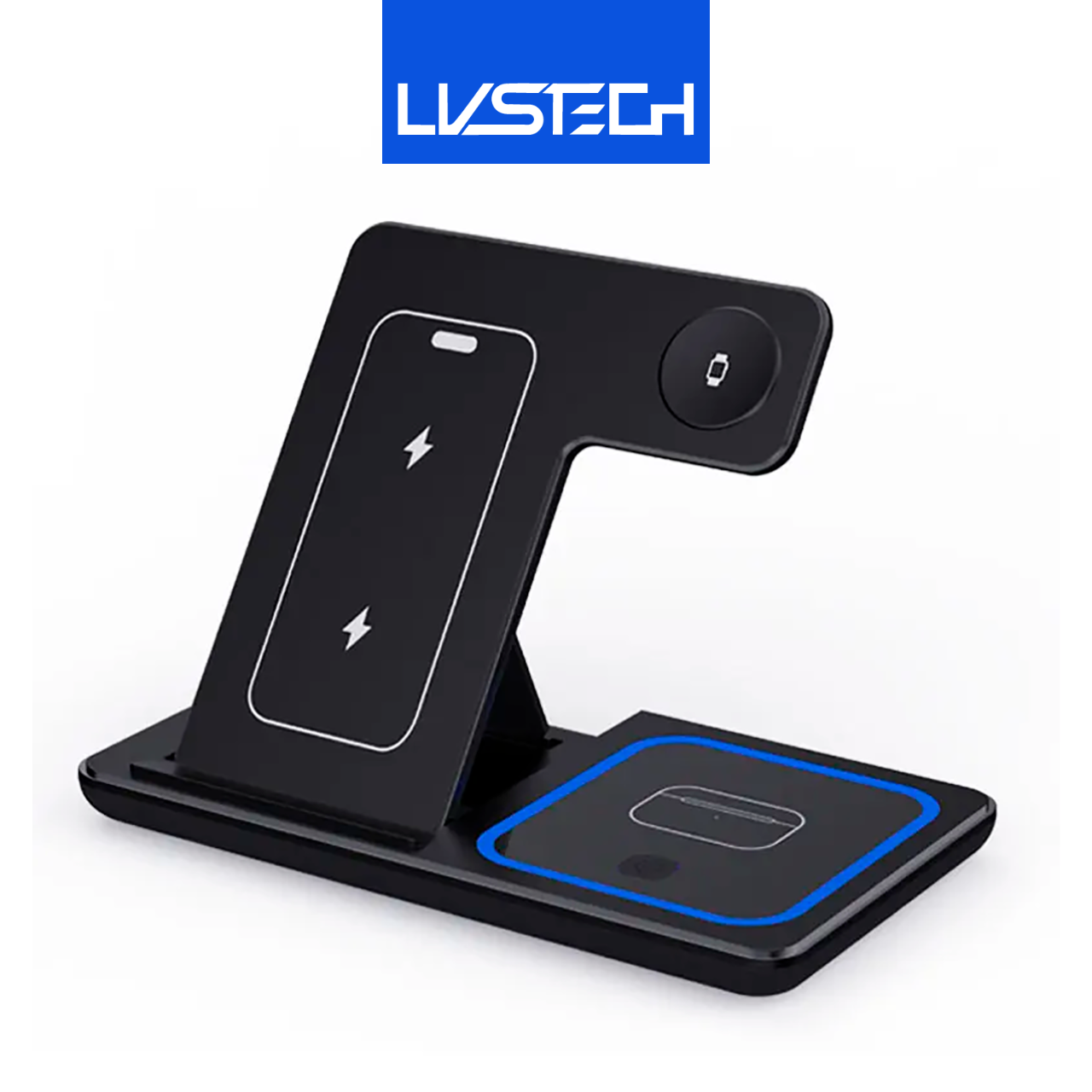 3-in-1 Wireless Charging Station: Fast Charging and Elegant Design. 30W